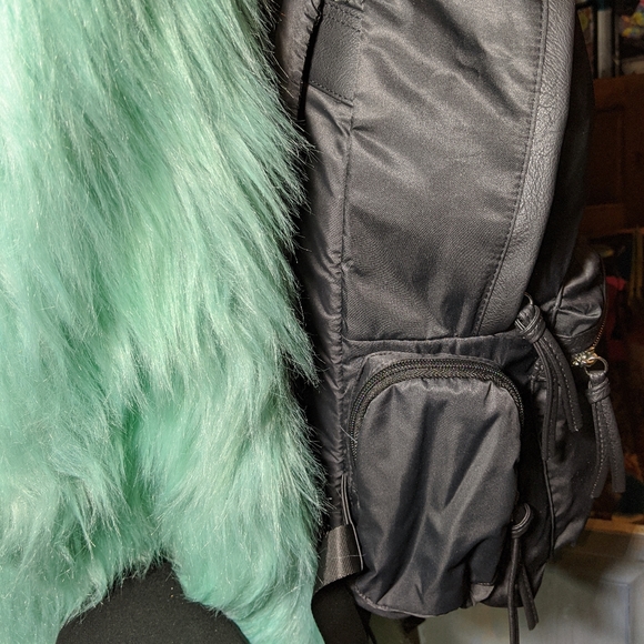 NWT Black Backpack Large - Picture 4 of 8